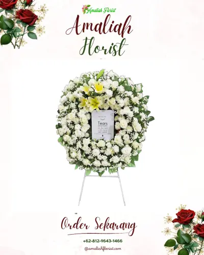 Krans Bunga Duka Cita di Waringinkurung