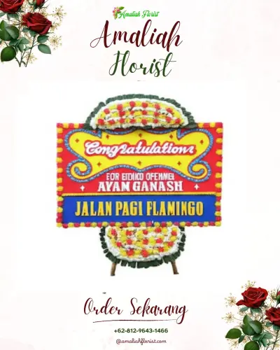 Bunga Papan Congratulation di Waringinkurung